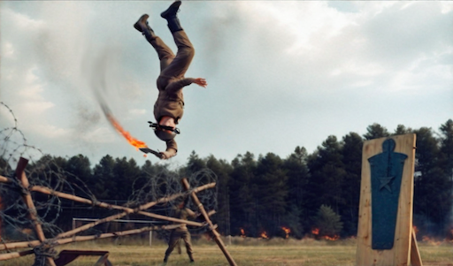 CIA flaming tomahawk backflip maneuver. Image c2024 by Newsi8