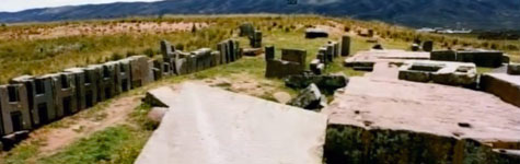 Puma Punku a field of stone ruins