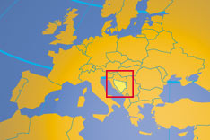 where in Europe is Bosnia and Herzegovina?