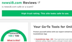 Newsi8.com Has a High Trust Rating, My Fight with AI Proving it